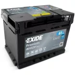Exide Premium 61Ah 600A Jobb+ Akkumulátor (EA612)