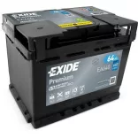 Exide Premium 64Ah 640A Jobb+ Akkumulátor (EA640)