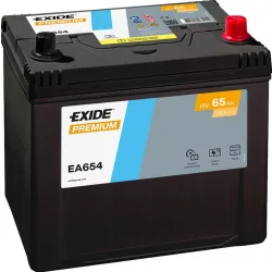 Exide Premium 65Ah 580A Jobb+ Akkumulátor (EA654)