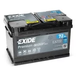 Exide Premium 72Ah 720A Jobb+ Akkumulátor (EA722)