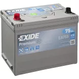 Exide Premium 75Ah 630A Bal+ Akkumulátor (EA755)