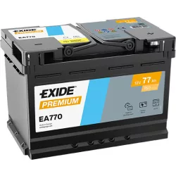 Exide Premium 77Ah 760A Jobb+ Akkumulátor (EA770)