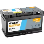 Exide Premium 85Ah 800A Jobb+ Akkumulátor (EA852)