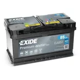 Exide Premium 85Ah 800A Jobb+ Akkumulátor (EA852)
