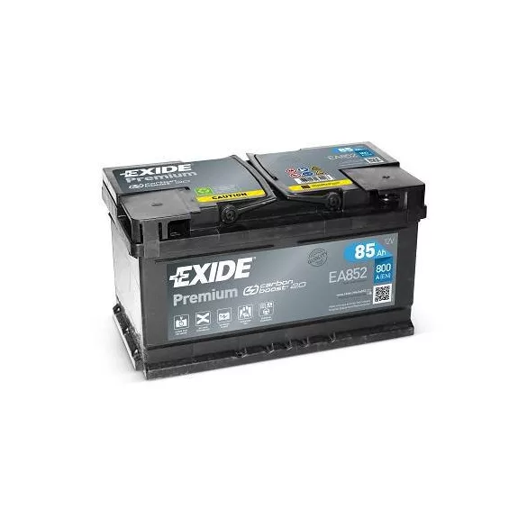 Exide Premium 85Ah 800A Jobb+ Akkumulátor (EA852)