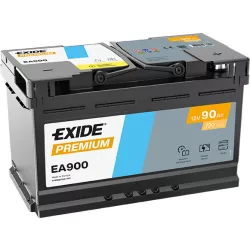 Exide Premium 90Ah 720A Jobb+ Akkumulátor (EA900)