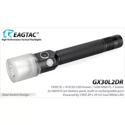  EAGLETAC elemlámpa LED GX30L2DR BASE XPLHI + ARRAY CW (1700 LUMEN)