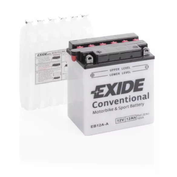 Exide Conventional 12Ah 165A Bal+ Motorakkumulátor (EB12A-A)