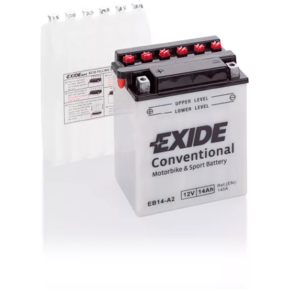 Exide Conventional 14Ah 145A Bal+ Motorakkumulátor (EB14-A2)