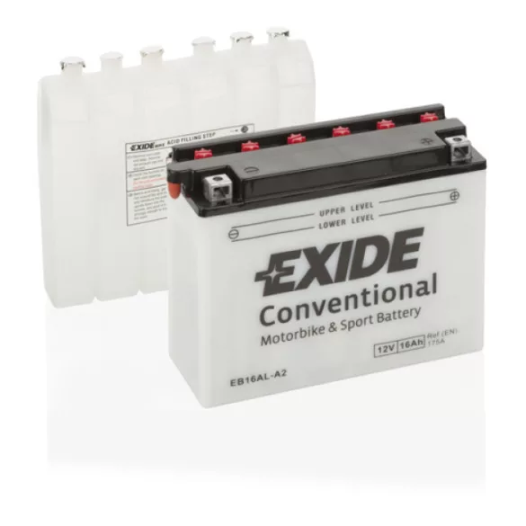 Exide Conventional 16Ah 175A Jobb+ Motorakkumulátor (EB16AL-A2)