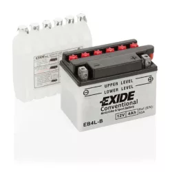 Exide Conventional 4Ah 50A Jobb+ Motorakkumulátor (EB4L-B)