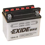 Exide Conventional 4Ah 50A Jobb+ Motorakkumulátor (EB4L-B)