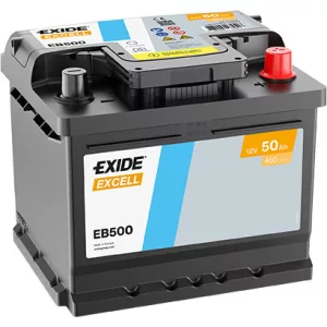 Exide Excell 50Ah 450A Jobb+ Akkumulátor (EB500)