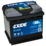 Exide Excell 50Ah 450A Bal+ Akkumulátor (EB501)