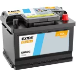 Exide Excell 60Ah 540A Jobb+ Akkumulátor (EB602)