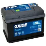 Exide Excell 60Ah 540A Jobb+ Akkumulátor (EB602)