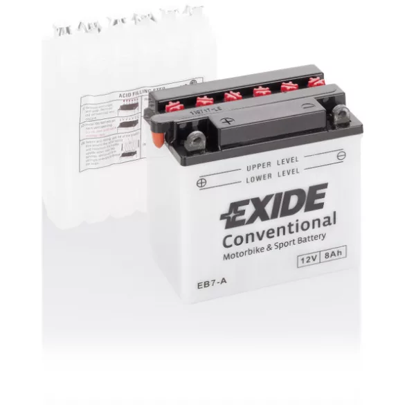 Exide Conventional 8Ah 85A Bal+ Motorakkumulátor (EB7-A)