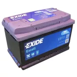 Exide Excell 71Ah 670A Jobb+ Akkumulátor (EB712)