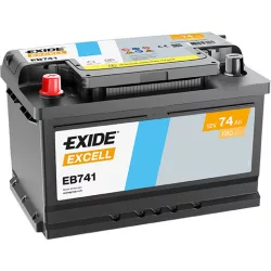 Exide Excell 74Ah 680A Bal+ Akkumulátor (EB741)