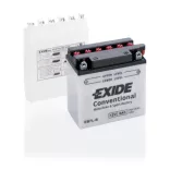Exide Conventional 8Ah 85A Jobb+ Motorakkumulátor (EB7L-B)