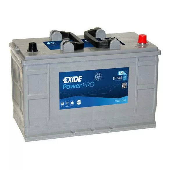 Exide SHD Power Pro 120Ah 870A Jobb+ Akkumulátor (EF1202)