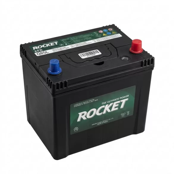 Rocket EFB 65Ah 550A Jobb+ Akkumulátor (EFBQ85L)