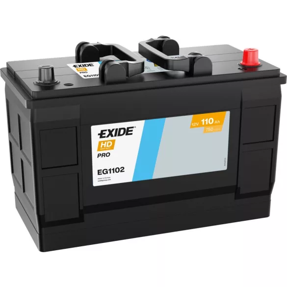 Exide HD Pro 110Ah 750A Jobb+ Akkumulátor (EG1102)