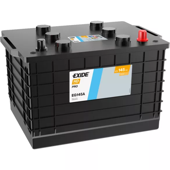 Exide HD Pro 145Ah 1000A Jobb+ Akkumulátor (EG145A)