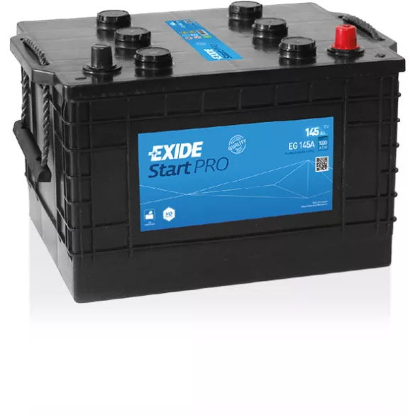 Exide HD Pro 145Ah 1000A Jobb+ Akkumulátor (EG145A)