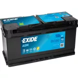 Exide AGM 106Ah 950A Jobb+ Akkumulátor (EK1060)