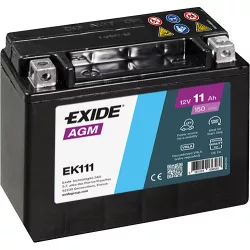 Exide AGM 11Ah 150A Bal+ Akkumulátor (EK111)