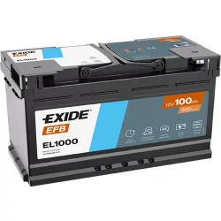 Exide EFB 100Ah 900A Jobb+ Akkumulátor (EL1000)