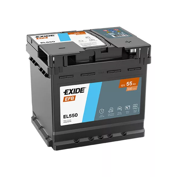 Exide EFB 55Ah 540A Jobb+ Akkumulátor (EL550)