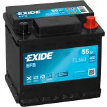 Exide EFB 55Ah 540A Jobb+ Akkumulátor (EL550)