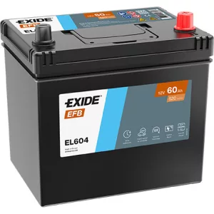 Exide EFB 60Ah 520A Jobb+ Akkumulátor (EL604)