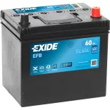 Exide EFB 60Ah 520A Jobb+ Akkumulátor (EL604)