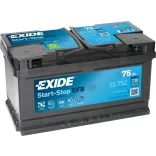 Exide EFB 75Ah 730A Jobb+ Akkumulátor (EL752)