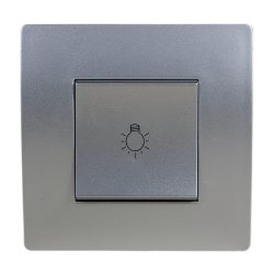 BASIC TG112A  NYOMÓGOMB EZÜSTSZÜRKE