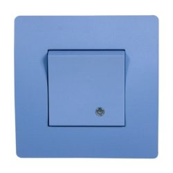 BASIC TG114 JELZŐFÉNYES EGYPÓLUSÚ KAPCSOLÓ KÉK