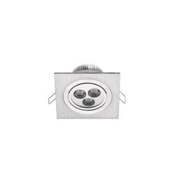   ELMARK SAS BEÉPÍTHETŐ, BILLENTHETŐ SPOT LÁMPA SZATÉN NIKKEL 2700K 3W