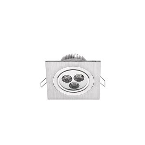 ELMARK SAS BEÉPÍTHETŐ, BILLENTHETŐ SPOT LÁMPA SZATÉN NIKKEL 2700K 3W