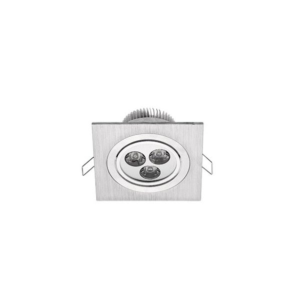 ELMARK SAS BEÉPÍTHETŐ, BILLENTHETŐ SPOT LÁMPA SZATÉN NIKKEL 2700K 3W