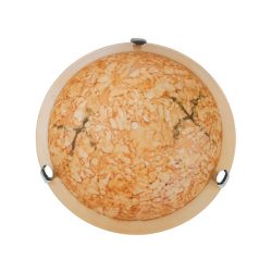 ELMARK CORAL MENNYEZETI LÁMPA BARNA 2xE27