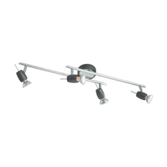ELMARK VRANA LED FALI SPOT LÁMPA EZÜST+FEKETE 4xGU10 4x5.5W