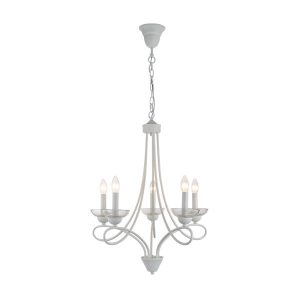 ELMARK ASHLEY CSILLÁR FEHÉR 5xE14