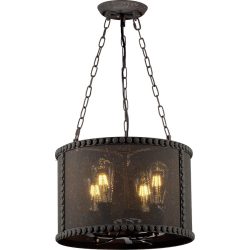 ELMARK CARTER CSILLÁR FEKETE 4xE27