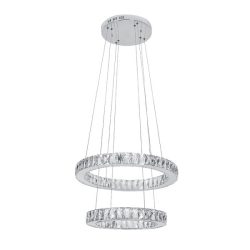 ELMARK GLOSSY LED CSILLÁR KRÓM 72W