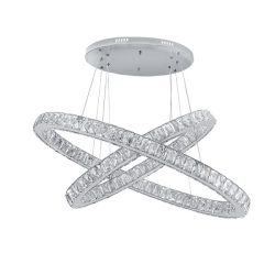 ELMARK GLOSSY LED CSILLÁR KRÓM 96W