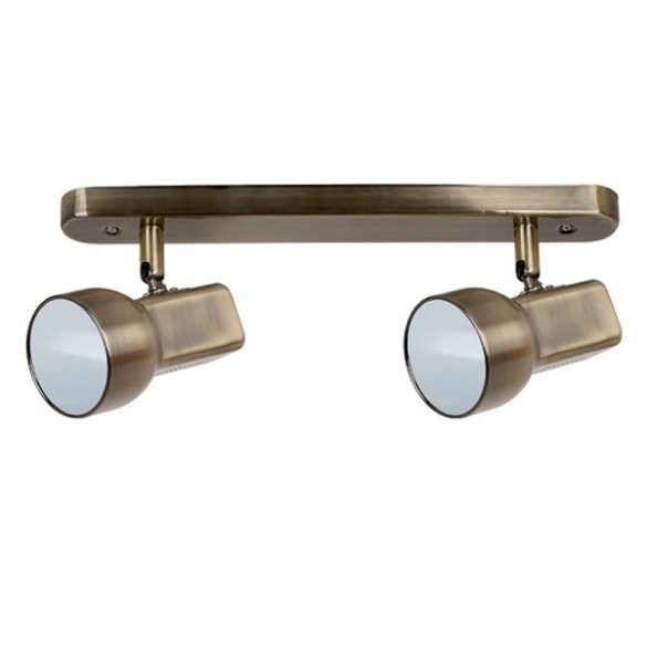 ELMARK JACK FALI SPOT LÁMPA ANTIK BRONZ 2xE14