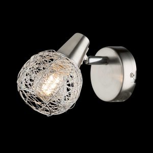 ELMARK JULIE SPOT FALI LÁMPA SZATÉN NIKKEL 1xE14